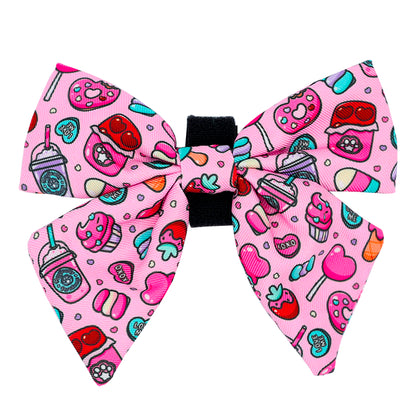 DOG SAILOR BOW - I WANT CANDY