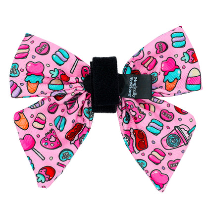 DOG SAILOR BOW - I WANT CANDY