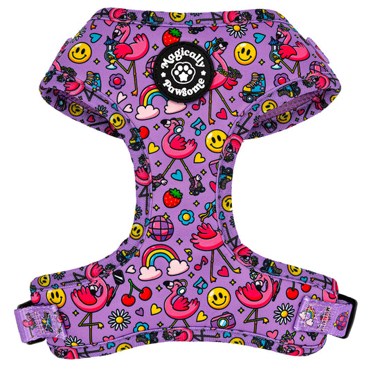 DOG ADJUSTABLE HARNESS - I'M FLAMAZING!