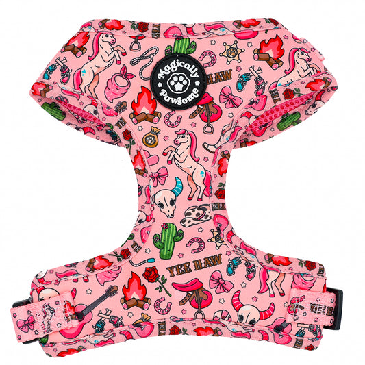 DOG ADJUSTABLE HARNESS - COWGIRL