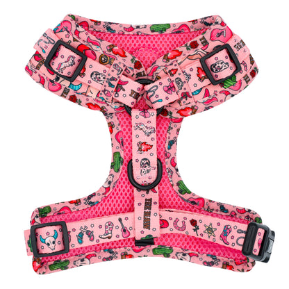 DOG ADJUSTABLE HARNESS - COWGIRL