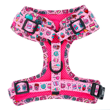 DOG ADJUSTABLE HARNESS - I WANT CANDY