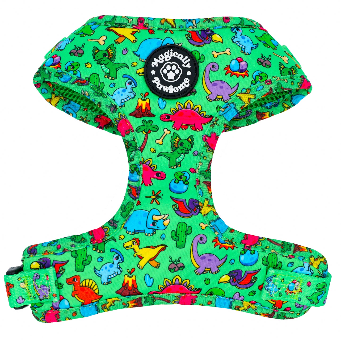 DOG ADJUSTABLE HARNESS - JURASSIC PUP