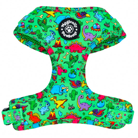 DOG ADJUSTABLE HARNESS - JURASSIC PUP