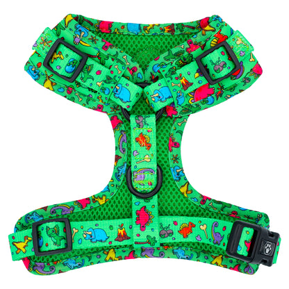 DOG ADJUSTABLE HARNESS - JURASSIC PUP
